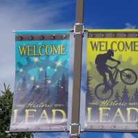 City of Lead Welcome Banners